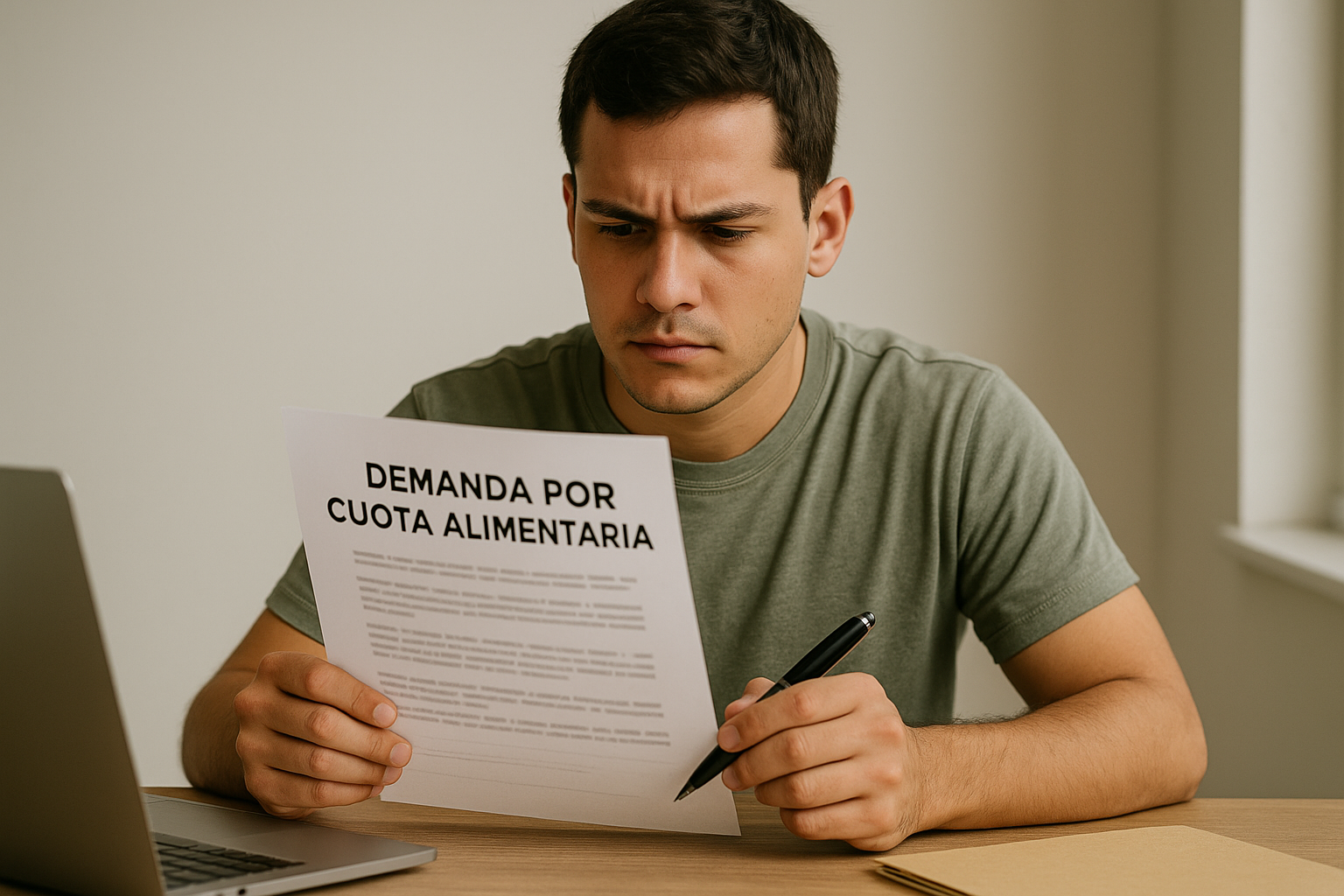 Demanda por cuota alimentaria de adulto en Colombia